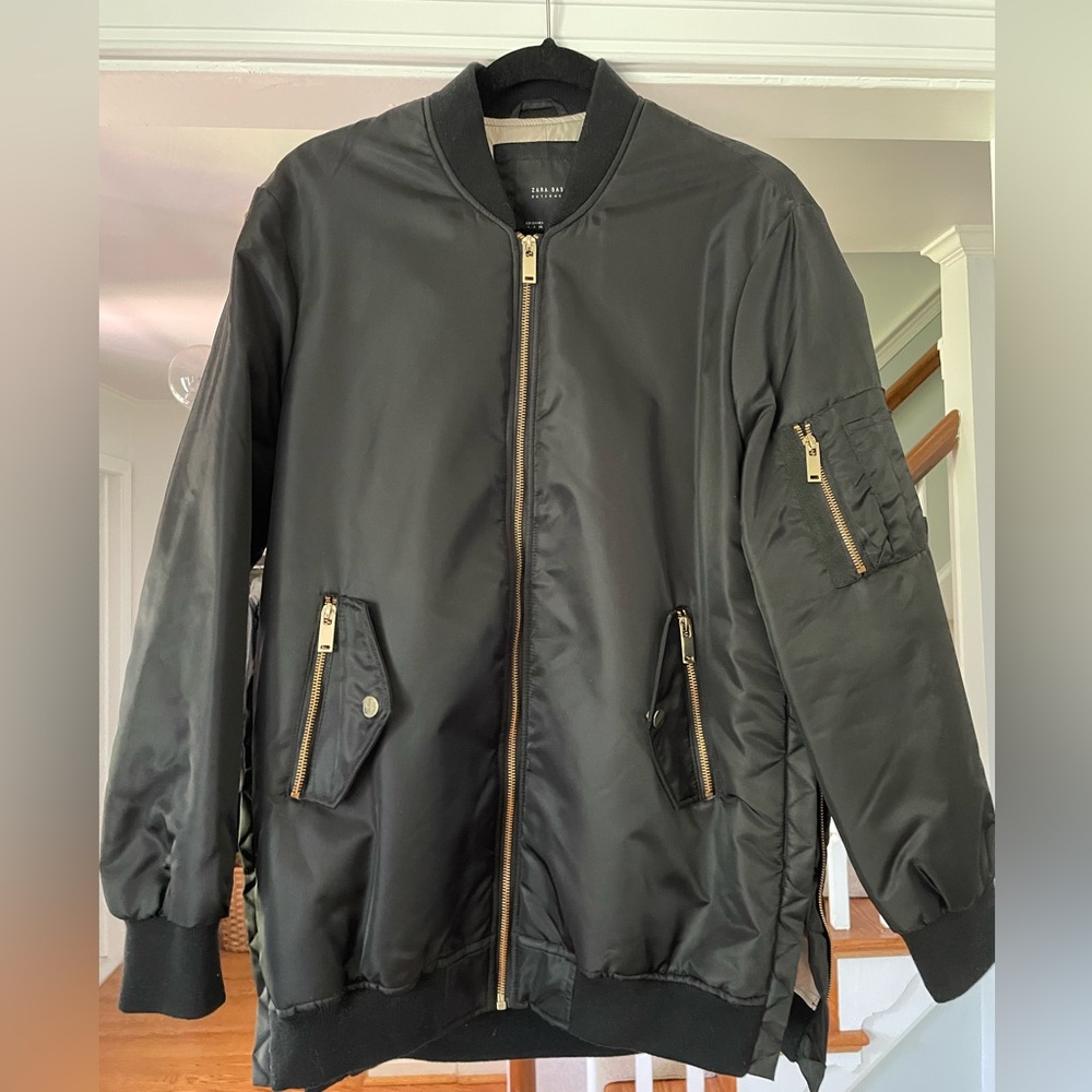 Zara Basics Bomber Jacket